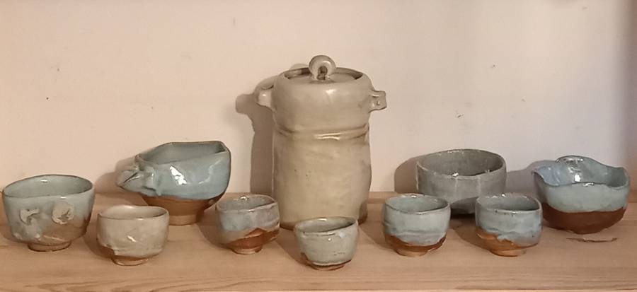 woodfired handbuilt Karatsu ware